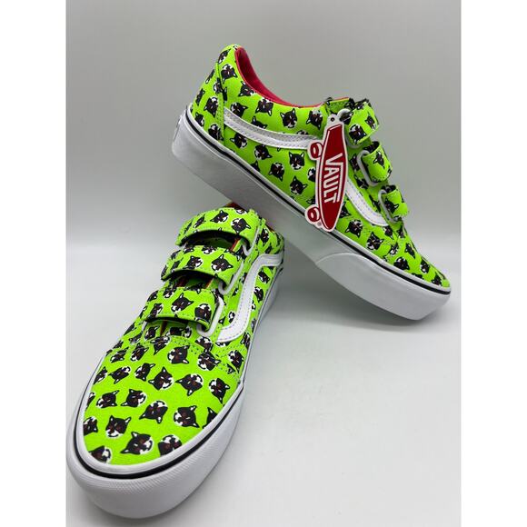 Vans Vault X Sarah Andelman Soko Old Skool Lime Green Size M8.5/W10 NEW - Picture 5 of 16